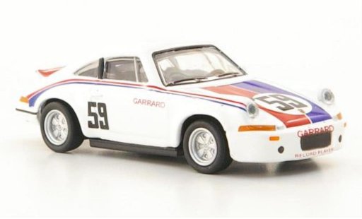 Porsche 911 RSR 1/87 Schuco No.59 Brumos modelauto