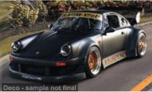 Modelauto Porsche 911 RWB Body Kit zwart 1/43 Solido