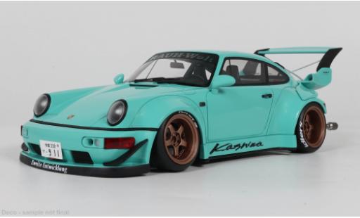Modelauto Porsche 911 RWB turquoise 2022 1/18 GT Spirit