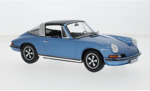 Modelauto Porsche 911 Targa S 2.4 blauw 1/18 Norev