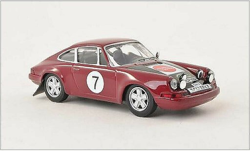 Porsche 911 S 1/43 IXO No.7 Rally Bavaria 1970 modelauto