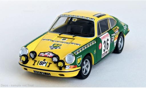 Modelauto Porsche 911 S S Tour de Corse 1972 #36 T.Sabine/J.P.Peyroux 1/43 Trofeu