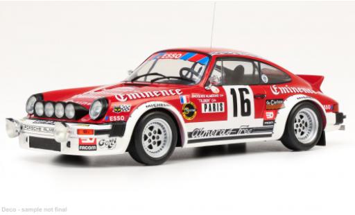 Modelauto Porsche 911 SC Gr.4 Rally Monte Carlo 1980 Almeras #16 J.Almeras/C.Tilber 1/18 IXO