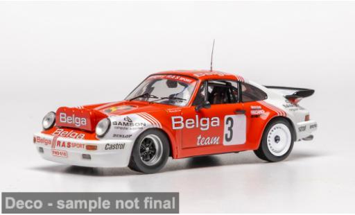 Modelauto Porsche 911 RS SC/ Circuit des Ardennes 1985 #3 R.Droogmans/R.Joosten 1/43 IXO