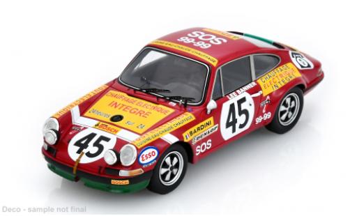 Modelauto Porsche 911 Base ST 2.5 24h Le Mans 1972 #45 D.Bardini/Lee Banner 1/43 Spark