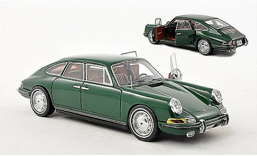 Porsche 911 T 1/43 Matrix Troutman & Barnes 4-Door Sedan groen 1967 modelauto