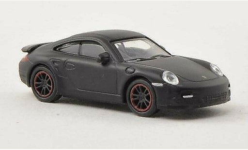 Porsche 911 Turbo 1/87 Schuco mett-zwart modelauto