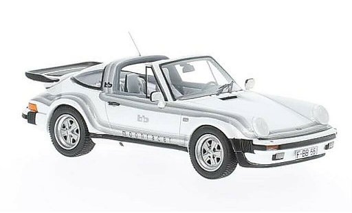 Porsche 911 Turbo 1/43 Neo Targa B&B Tuning Moonracer wit met Dekor 1982 modelauto