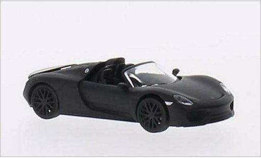 Porsche 918 Base 1/87 Schuco Spyder mat-zwart modelauto