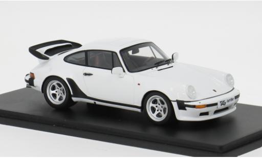 Modelauto Porsche 911 Turbo TAG wit 1/43 Spark
