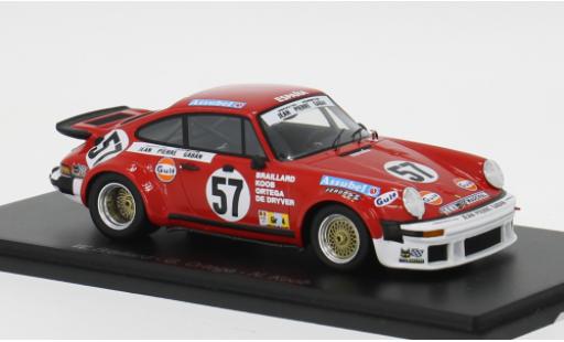 Modelauto Porsche 934 1977 24h Le Mans #57 W.Braillard/G.Ortega 1/43 Spark