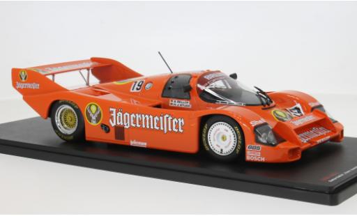 Modelauto Porsche 956 1984 K 1000 Km Imola J&Atilde;&curren;germeister #19 S.Bellof/H-J.stuk 1/18 Werk83