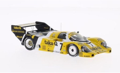 Porsche 956 1986 1/43 Spark No.7 Taka-Q 1000km Fuji /P.Ghinzani modelauto