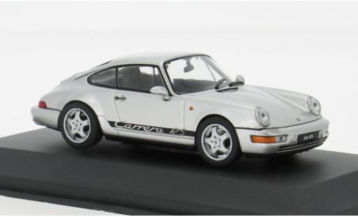 Modelauto Porsche 911 RS grijs 1/43 Solido