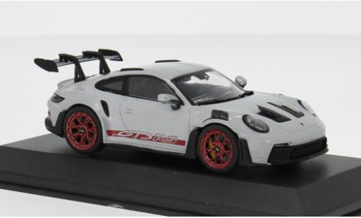 Modelauto Porsche 911 GT3 RS grijs 2023 1/43 Solido