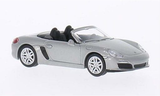 Porsche 718 S 1/64 Schuco (981) grijs-grijs modelauto