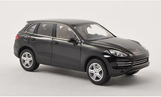 Porsche Cayenne Base 1/43 Minichamps Platinum Edition (92A) zwart modelauto