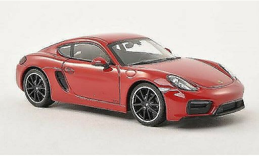 Porsche 718 GTS 1/43 Minichamps (981c) rood modelauto