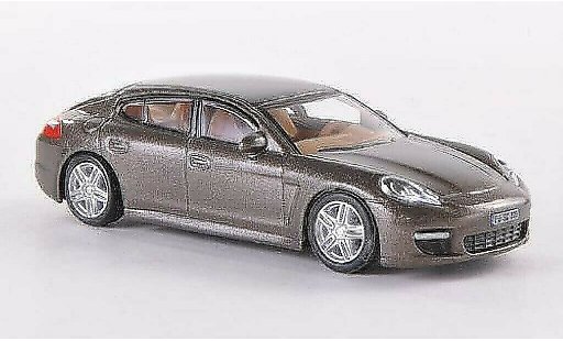 Porsche Panamera Base 1/87 Schuco bruin modelauto