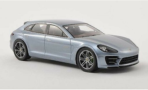 Porsche Panamera Sport Turismo 1/43 Spark grijs-blauw modelauto