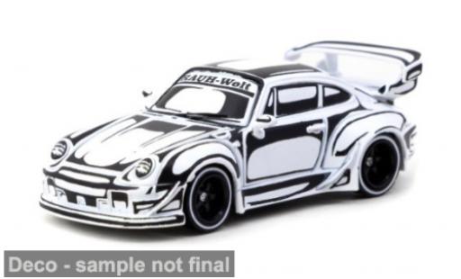 Modelauto Porsche 911 RWB grijs 1/64 Tarmac Works