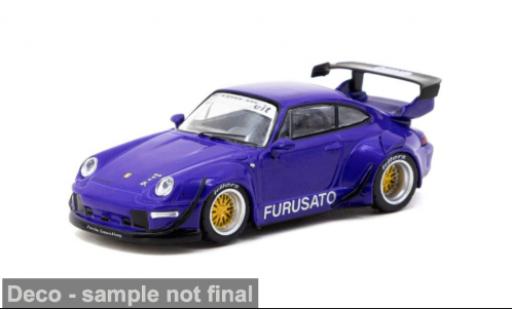 Modelauto Porsche 911 RWB paars 2024 Furusato 1/64 Tarmac Works