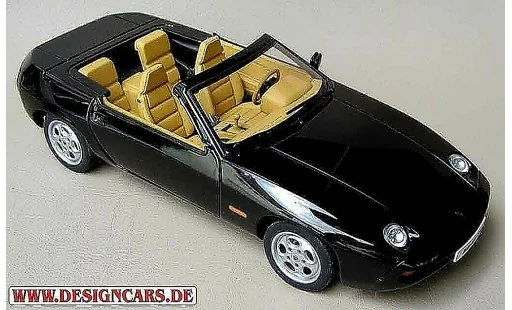 Porsche 928 Cabriolet 1/18 Autoart zwart modelauto