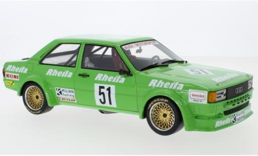 Modelauto Audi 80 course (B2) Gr.2 No.51 Kilian Tuning Rheila ETCC Zolder 19 W.Wolf/F.Rosterg 1/18 Premium ClassiXXs