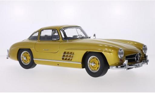 Modelauto Mercedes 300 Base SL (W198) gold 1/12 Premium ClassiXXs