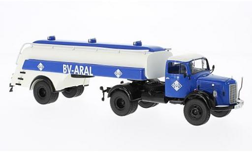 Modelauto Mercedes L3500 Base ARAL 1960 Tanksattelzug 1/43 Premium ClassiXXs