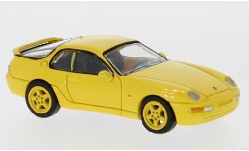 Modelauto Porsche 911 Base geel 1991 1/87 Premium ClassiXXs