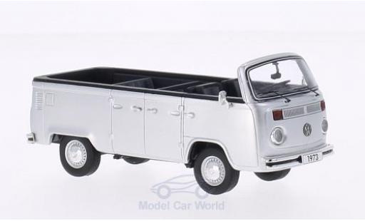 Modelauto Volkswagen T2 B Open Air Bus grijs 1973 1/43 Premium ClassiXXs