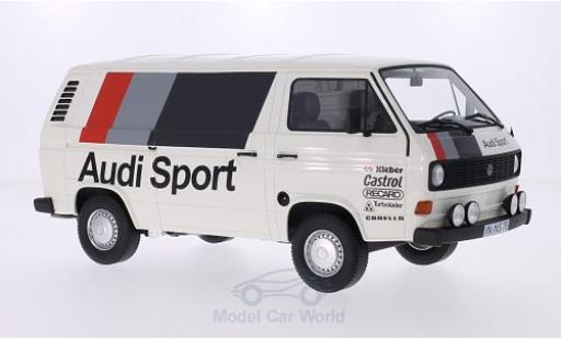 Modelauto Volkswagen T3 A bestelwagen Audi Sport 1980 1/18 Premium ClassiXXs