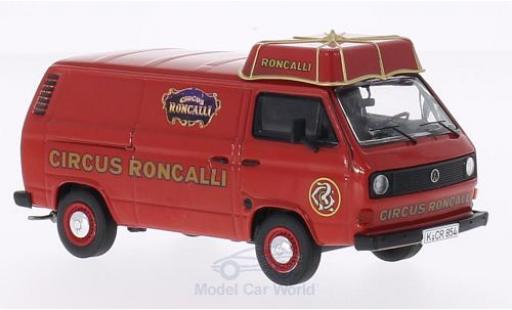 Modelauto Volkswagen T3 A Circus Roncalli bestelwagen met Schirmdak 1/43 Premium ClassiXXs