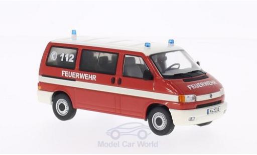 Modelauto Volkswagen T4 Base Brandweer-Bus 1/43 Premium ClassiXXs