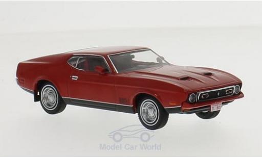 Modelauto Ford Mustang Mach 1 rood 1/43 Premium X