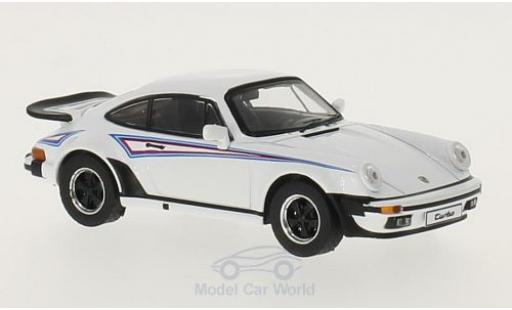 Modelauto Porsche 911 Turbo Martini Edition wit/Dekor 1975 1/43 Premium X