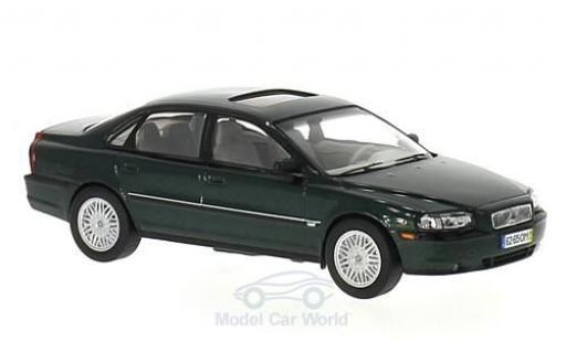 Modelauto Volvo S80 Base metallic groen 1999 1/43 Premium X