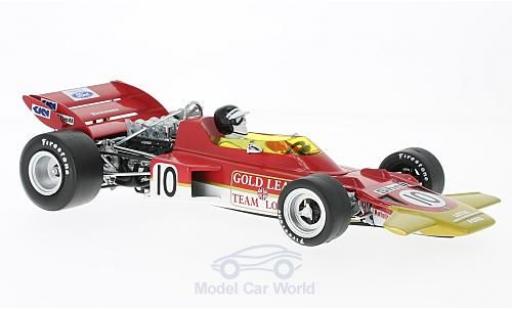 Modelauto Lotus 72 72C C No.10 Team formule 1 GP Niederlande 1970 J.Rindt 1/18 Quartzo