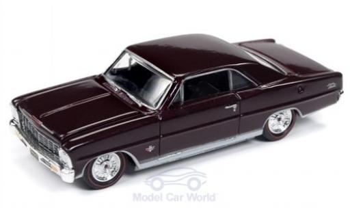 Modelauto Chevrolet Nova SS rood 1966 1/64 Racing Champions