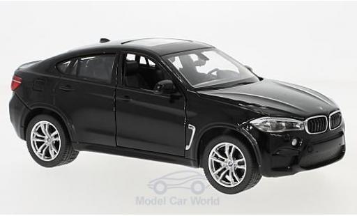Modelauto Bmw X6 M zwart 1/24 Rastar