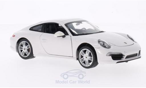 Modelauto Porsche 911 Carrera S wit 1/24 Rastar
