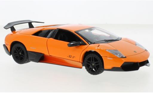 Modelauto Lamborghini Murcielago LP670-4 LP 670-4 SV metallic oranje 1/24 Rastar