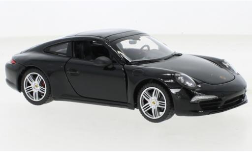 Modelauto Porsche 911 Carrera S zwart 1/24 Rastar