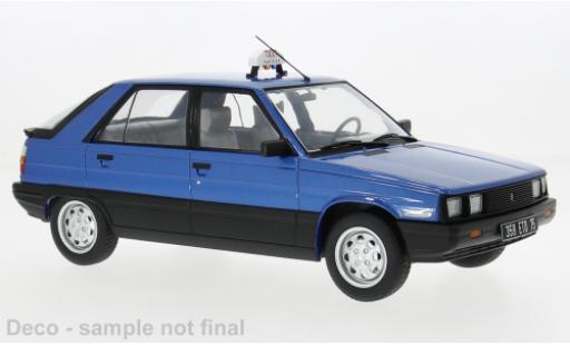 Modelauto Renault 11 GTL blauw 1985 Taxi (F) 1/18 MCG