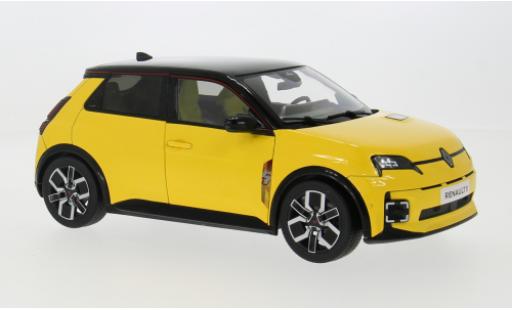 Modelauto Renault 5 Base E-Tech 100% geel 1/18 Norev