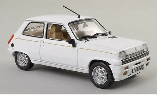 Renault 5 Laureate 1/43 Norev Turbo wit 198 modelauto