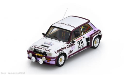 Modelauto Renault 5 Turbo Criterium de Touraine 1983 #2 D.Auriol/P.Nouaille 1/43 Spark