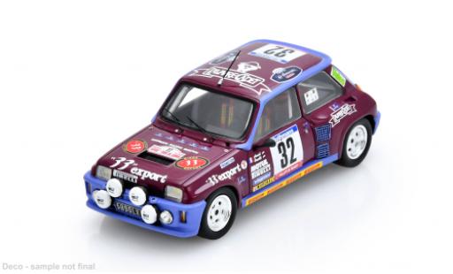 Modelauto Renault 5 Turbo Tour de Corse 1984 #32 D.Auriol/B.Occelli 1/43 Spark