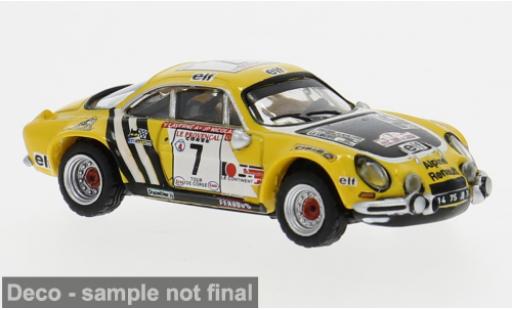 Modelauto Alpine A110 rallye Renault Tour de Corse 1970 #7 G.Nicholas 1/87 Brekina